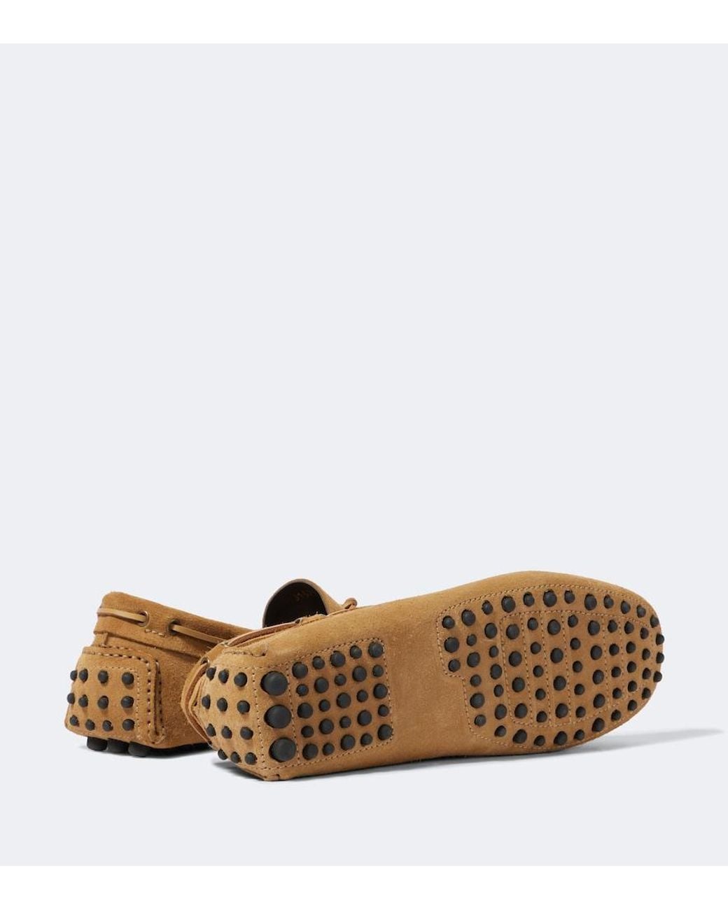 Tom Ford White Suede Driving Shoes for men