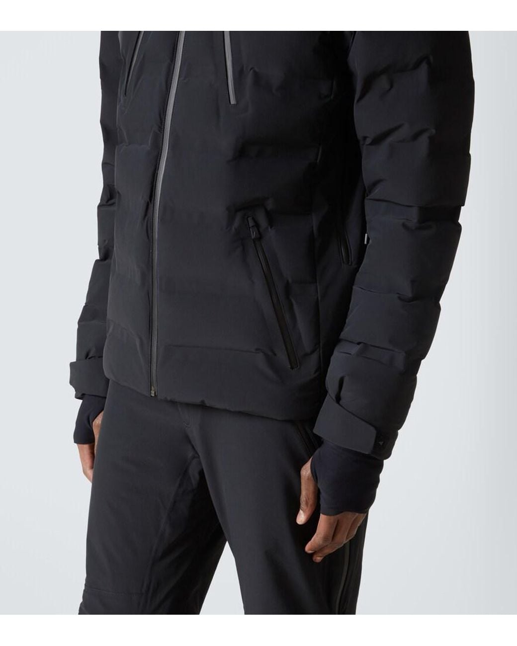 Aztech Mountain Black Technical Ski Jacket for men