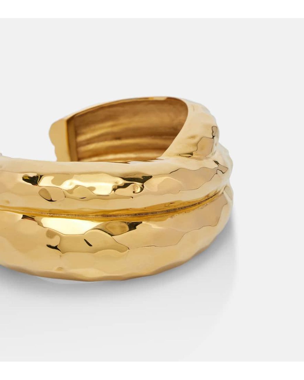 Pulsera Intertwined Saint Laurent de color Metallic