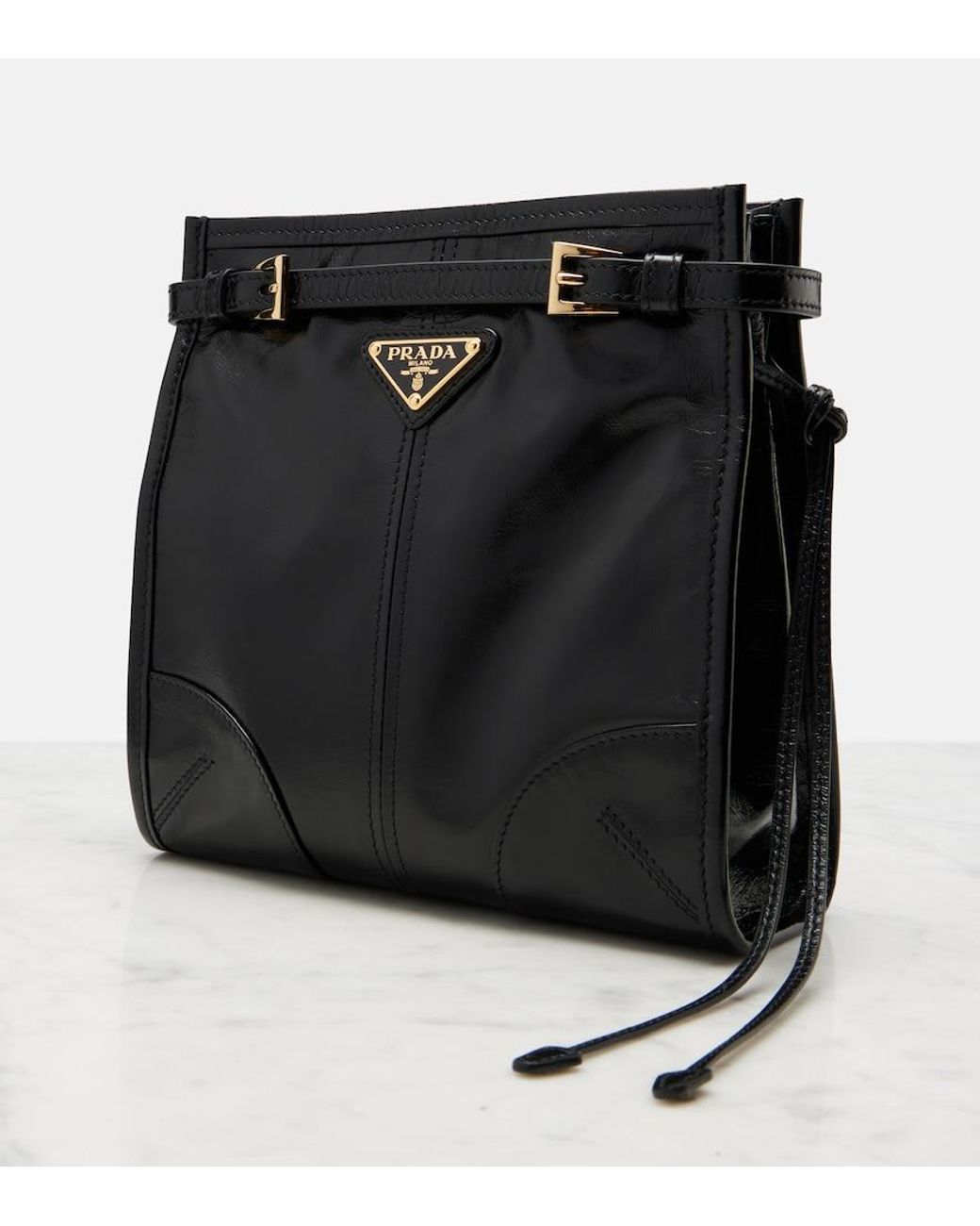 Borsa A Spalla Bonnie Mini di Prada in Black