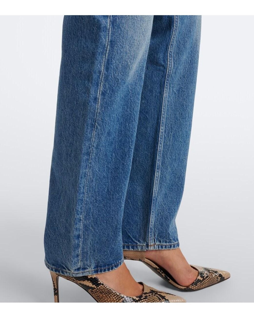 Agolde Blue 90's Pinch Straight Jeans