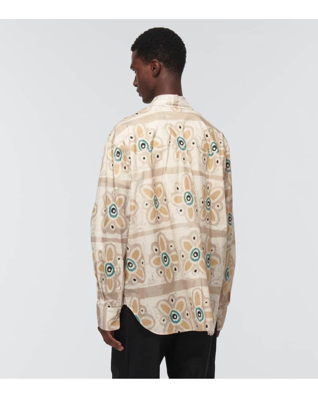 Chemise En Coton Imprime Commas pour homme en coloris Natural