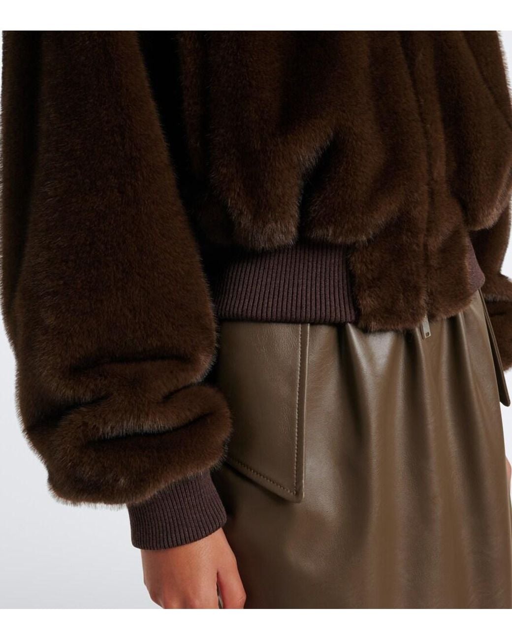 Stella McCartney Black Zip-Up Bomber Jacket