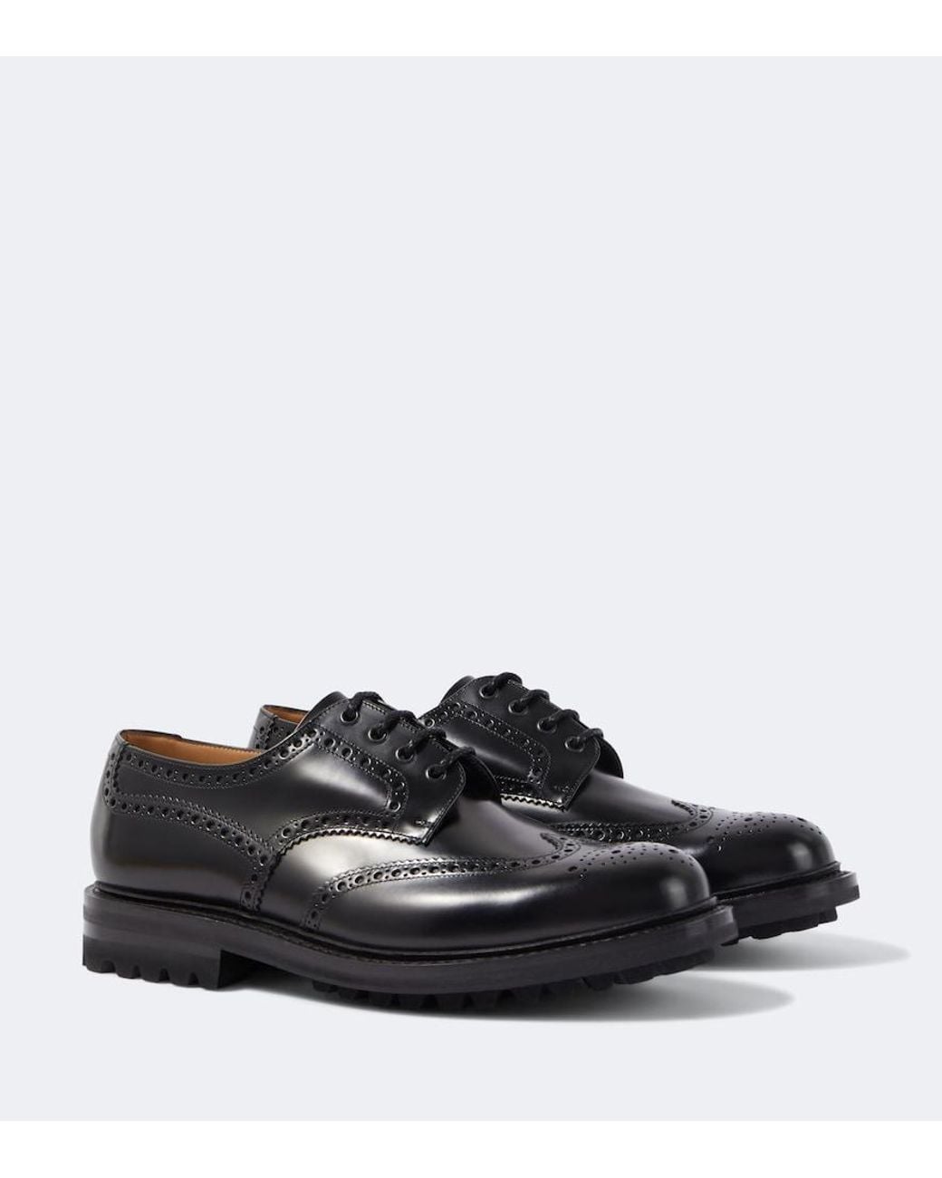 Church's Black Mcpherson Lw Leather Brogues for men