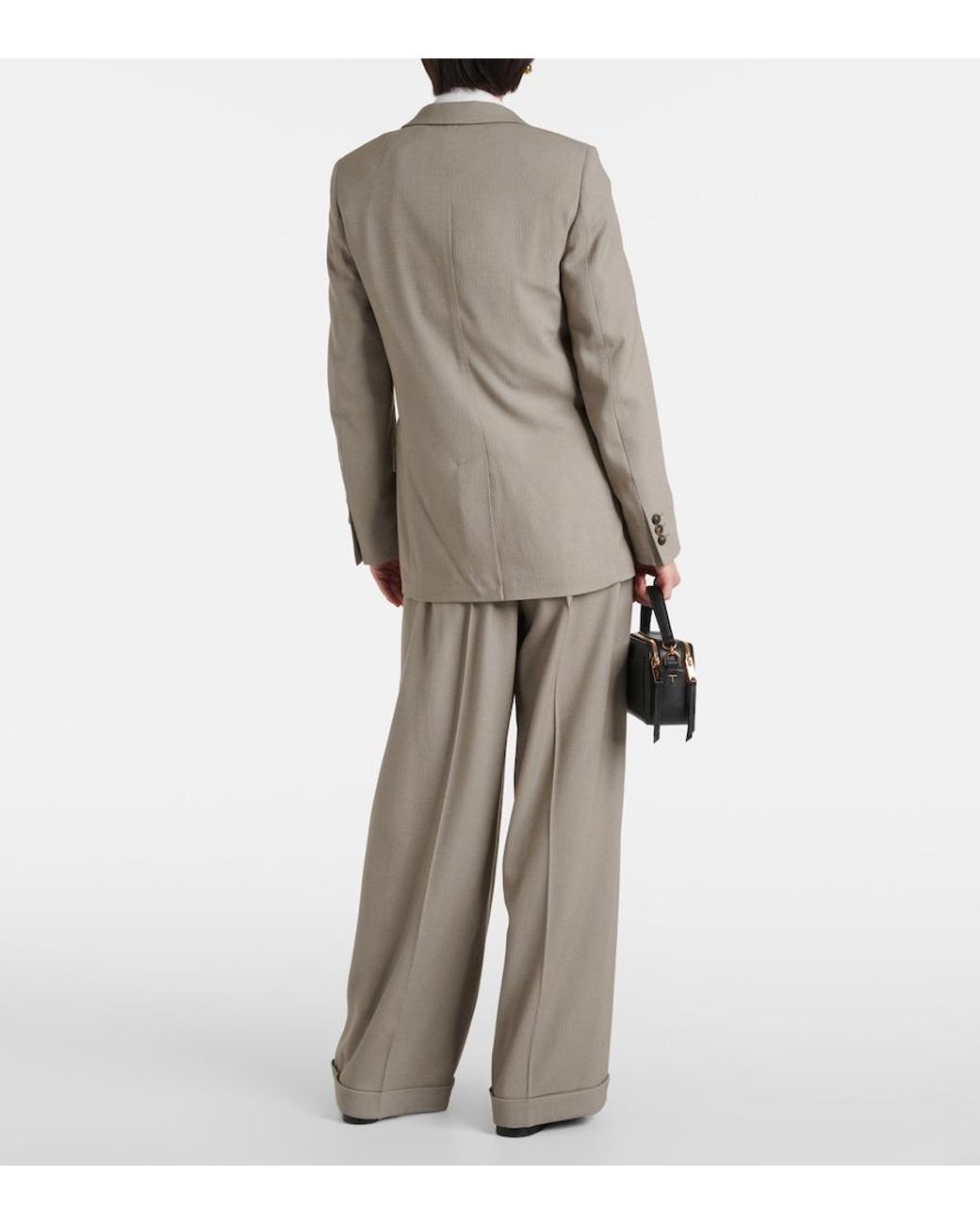 Tod's Gray Single-Breasted Blazer