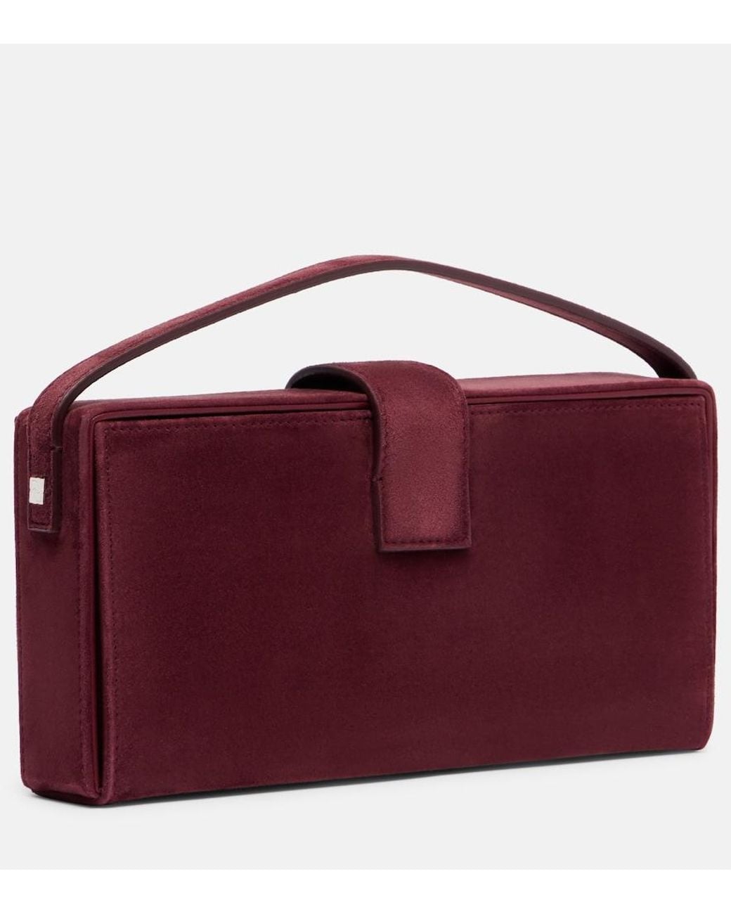 Magda Butrym Red Apolonia Suede Clutch
