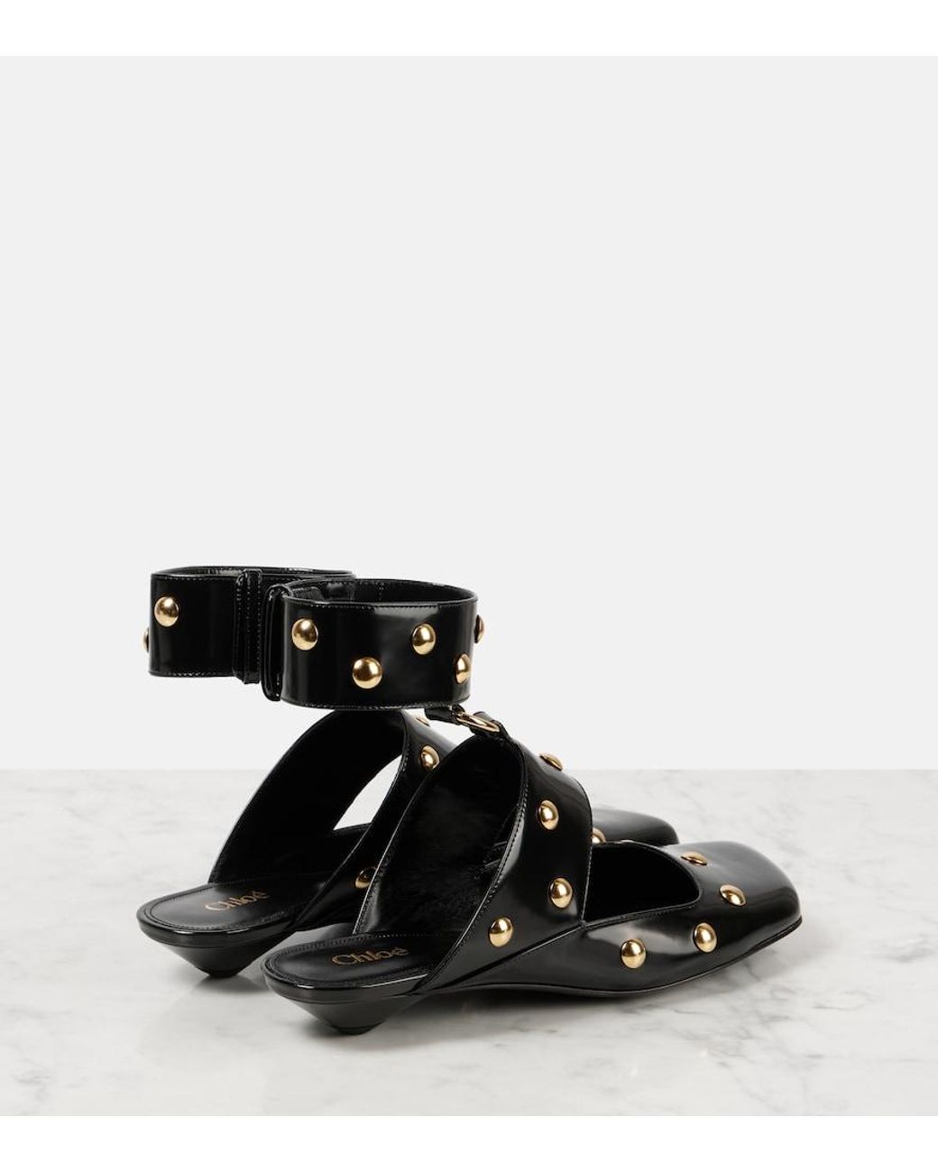 Chloé Black Sandalo "Jade"