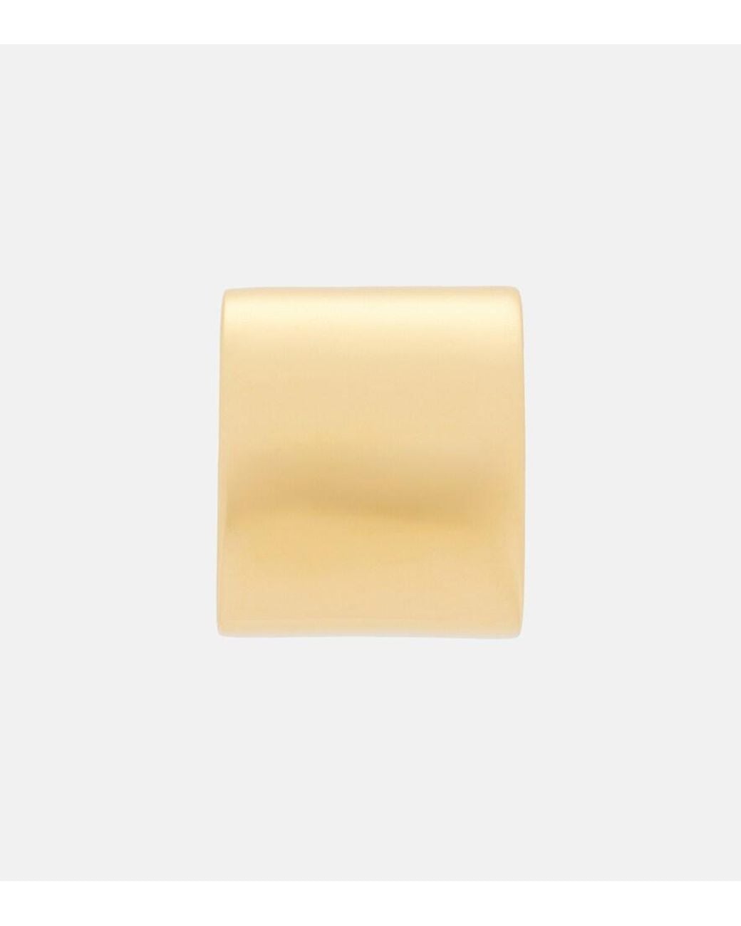 Totême  Metallic Signature Petite Huggie Earrings