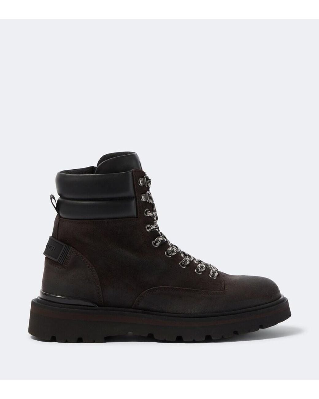 Bogner Black Seoul Suede Lace-Up Boots for men
