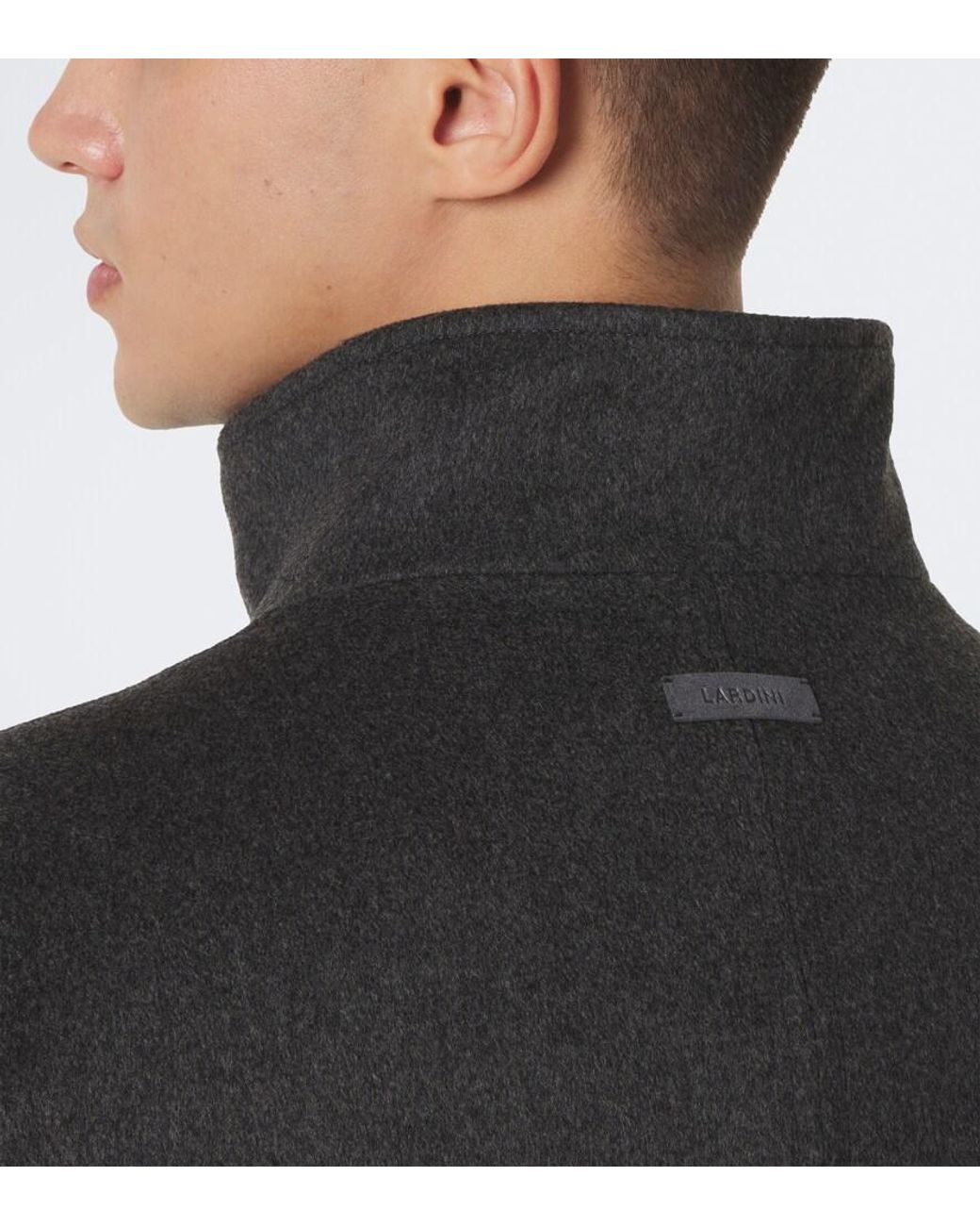 Lardini Gray Virgin Wool Jacket for men
