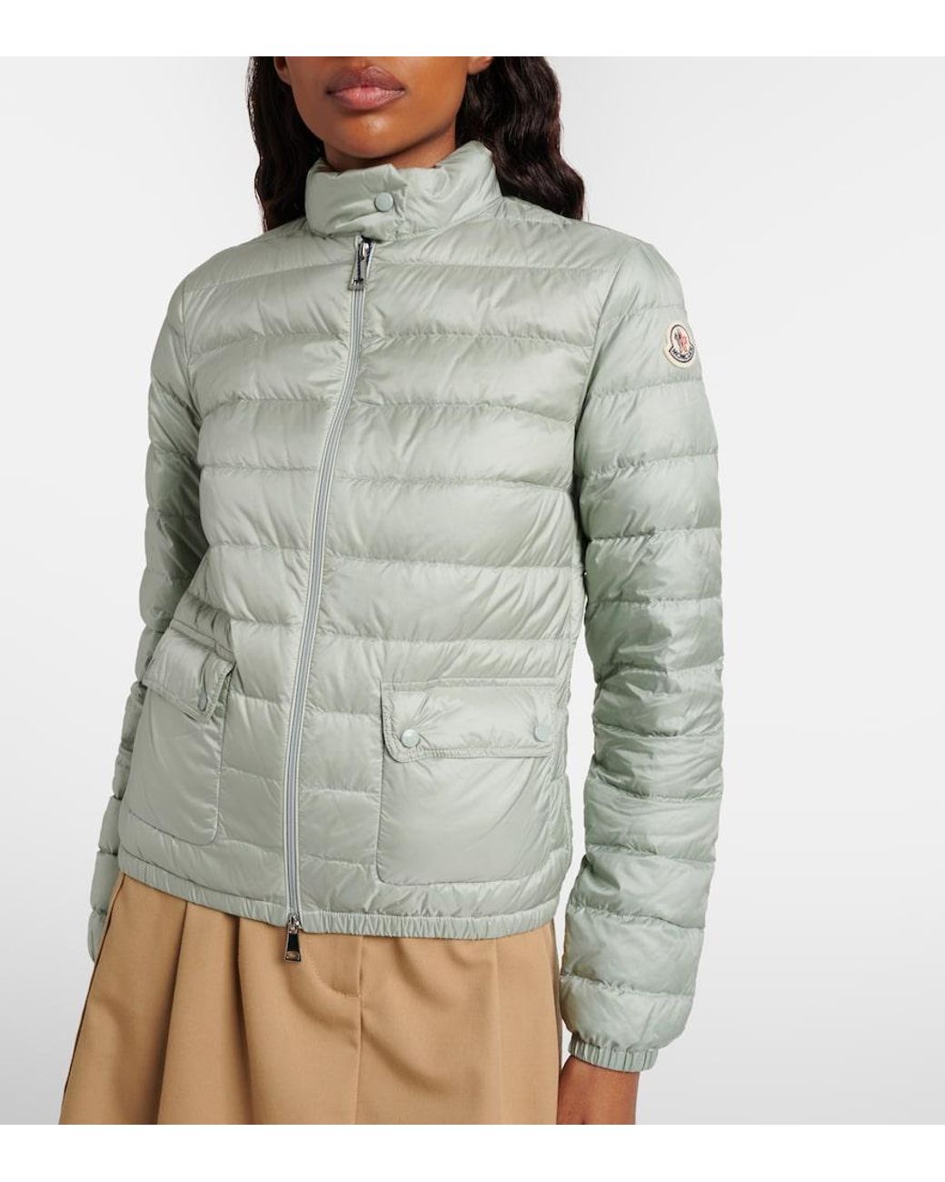 Moncler Green Lans Down Jacket
