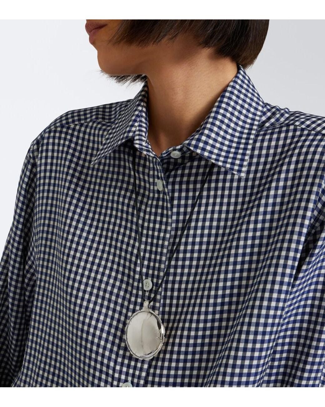 Collana Con Pendente di Loewe in White