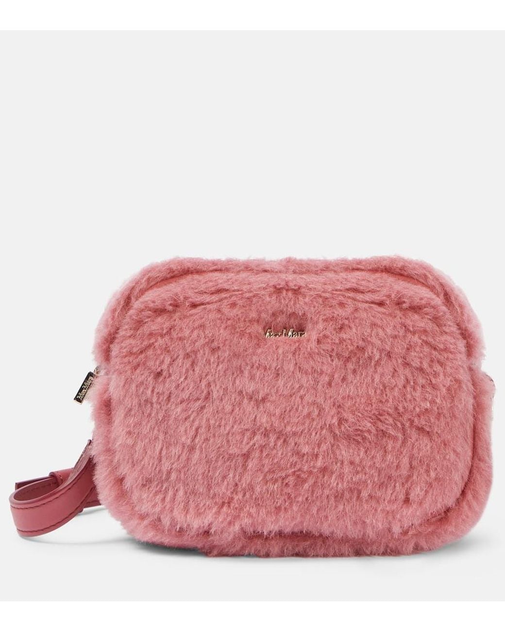 Max Mara Pink Small Teddy Camera Bag