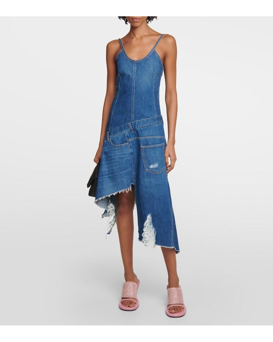 J.W. Anderson Pink Bumper-Tube Embellished Mules