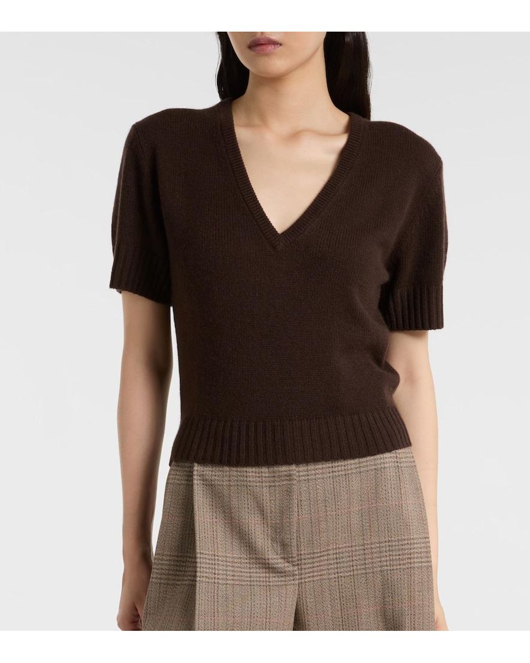 Jardin Des Orangers Brown Cashmere Sweater