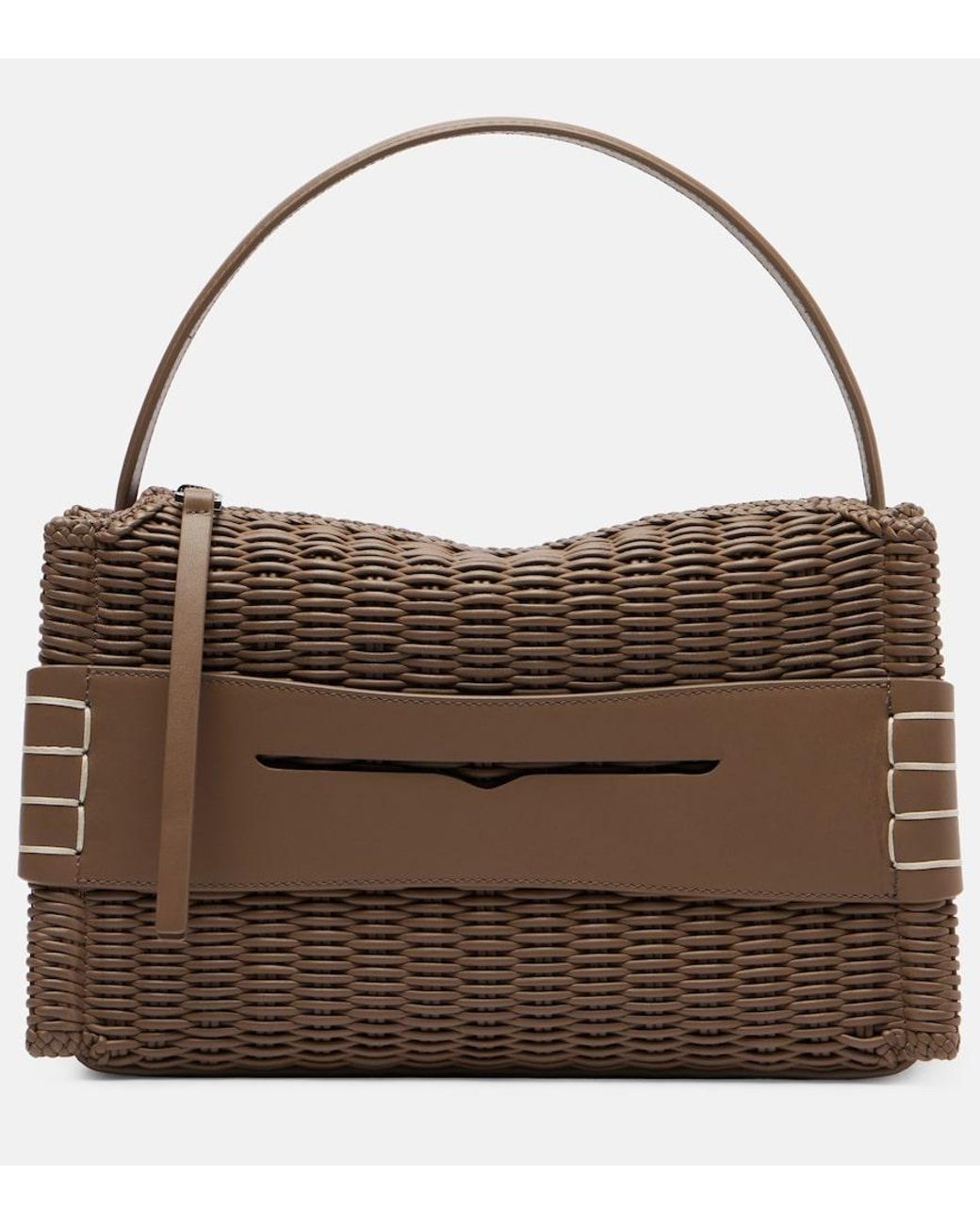 J.W. Anderson Brown Loafer Medium Leather Shoulder Bag