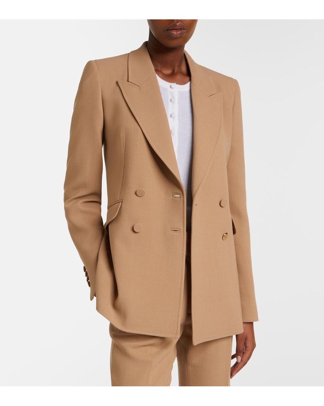 Gabriela Hearst Natural Stephanie Virgin Wool Blazer