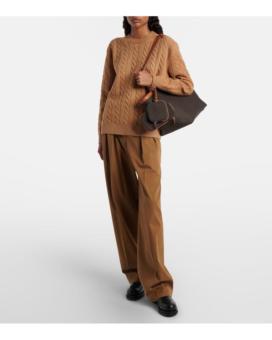 The Row Black Park Three Stitch Reversible Canvas Tote Bag