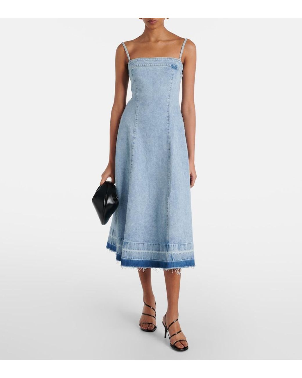 Jonathan Simkhai Blue Clarissa Denim Midi Dress