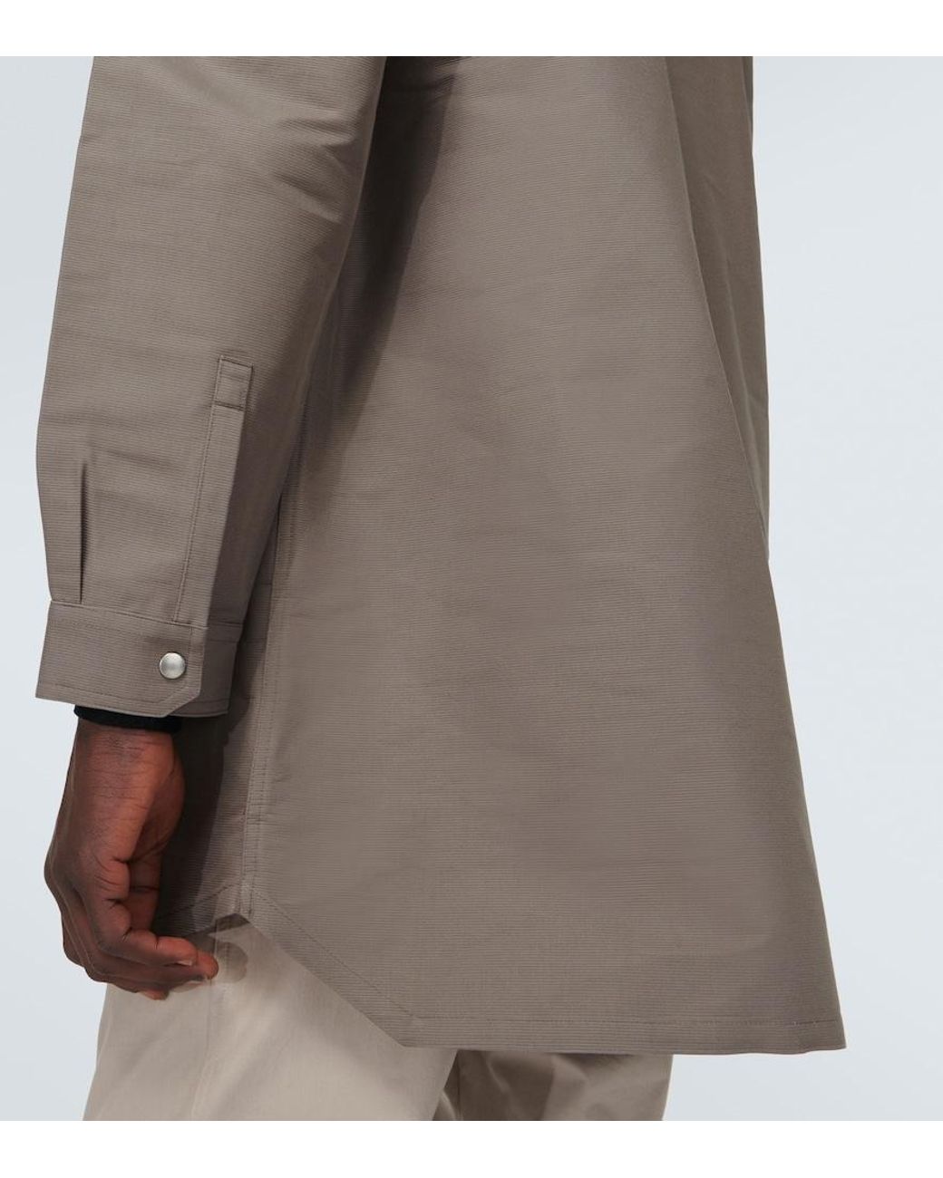 Rick Owens Brown Denim Overshirt for men