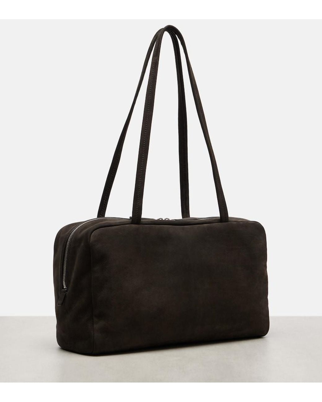 The Row Black Tote Bag Astra Aus Leder