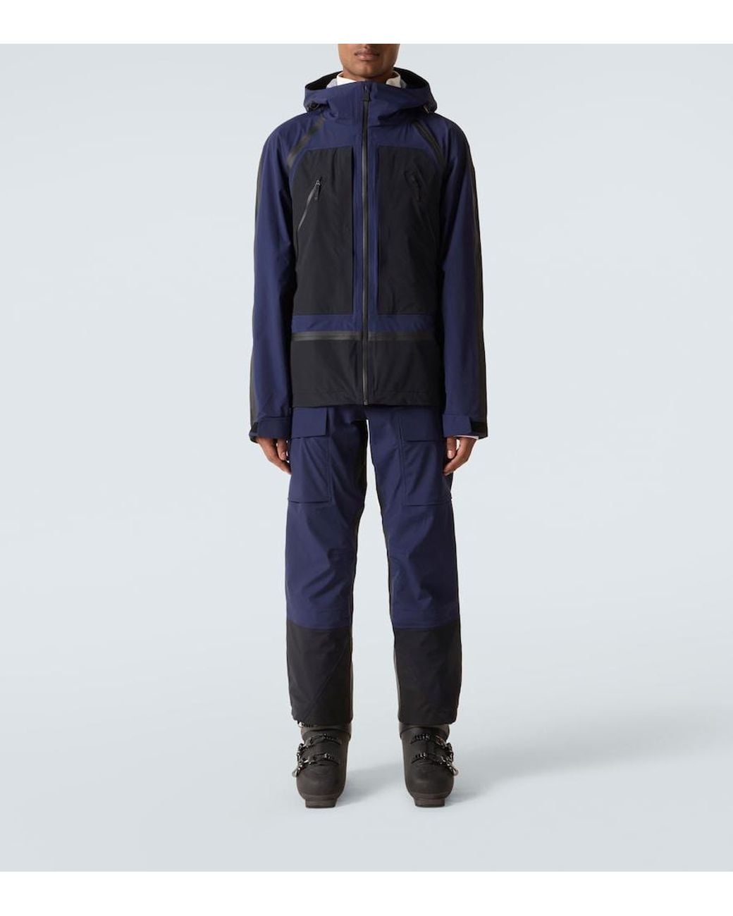 Aztech Mountain Blue Hayden 3L Reversible Ski Pants for men