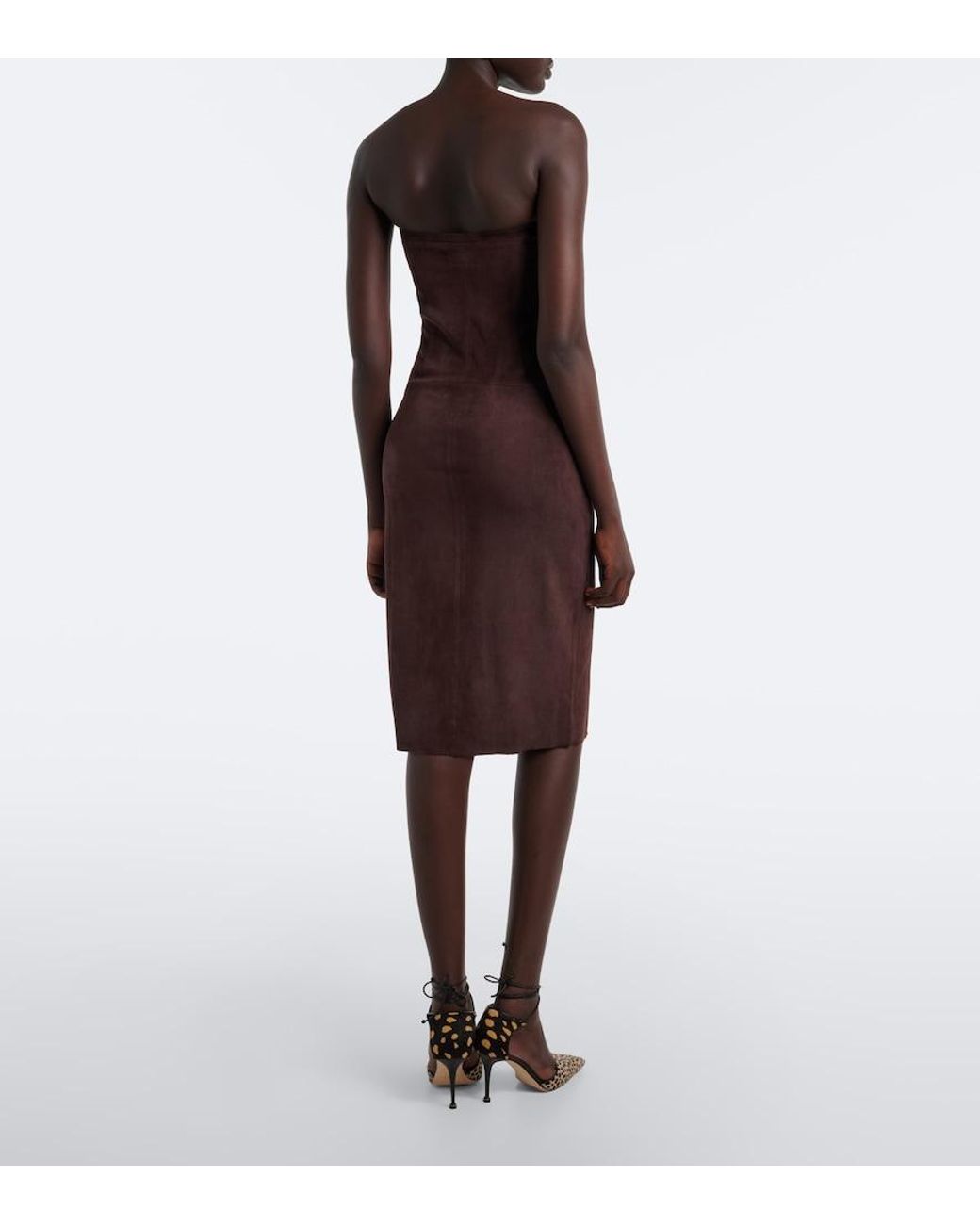 Stouls Purple Monica Suede Minidress