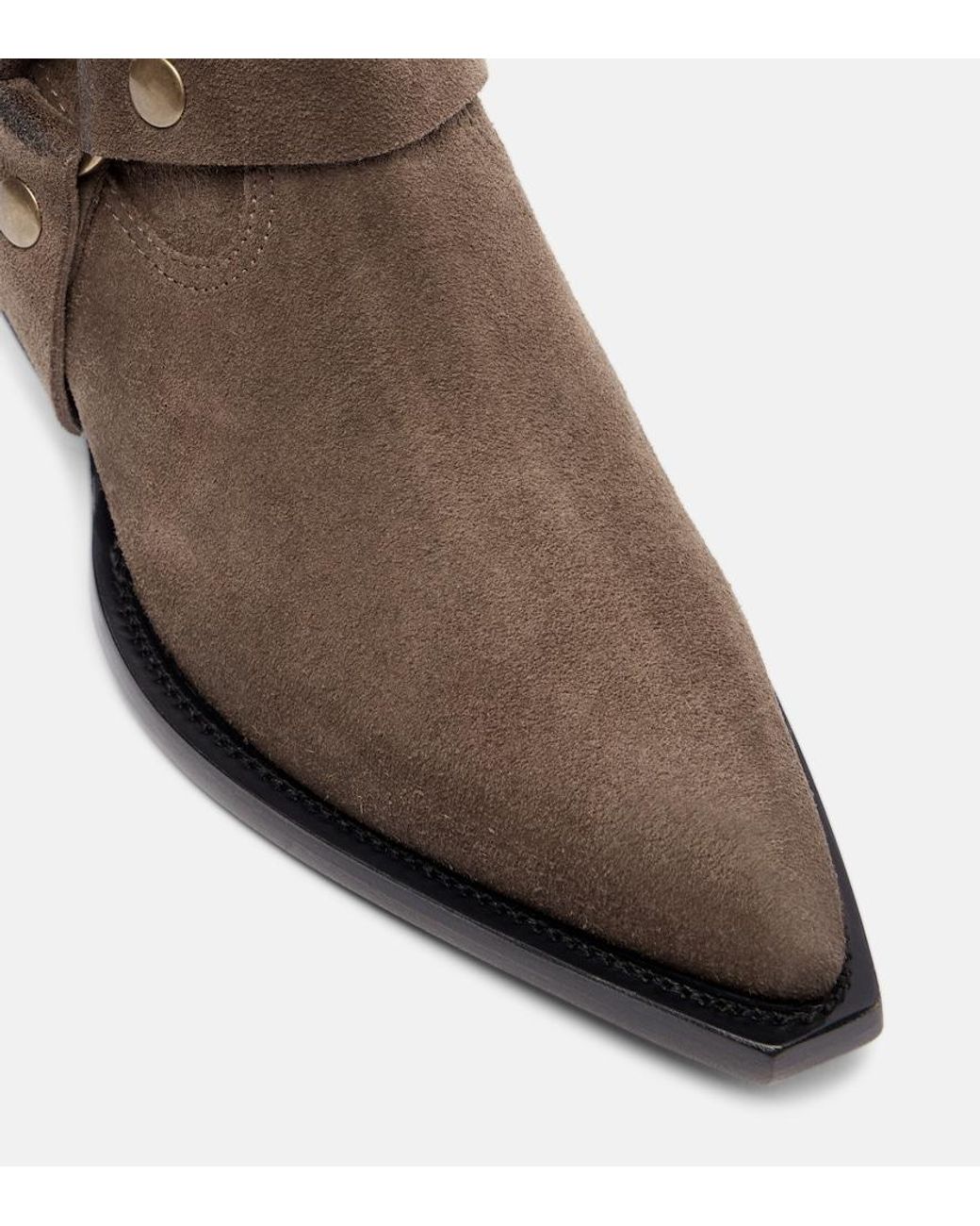 Golden Goose Deluxe Brand Brown Debbie 45 Suede Ankle Boots