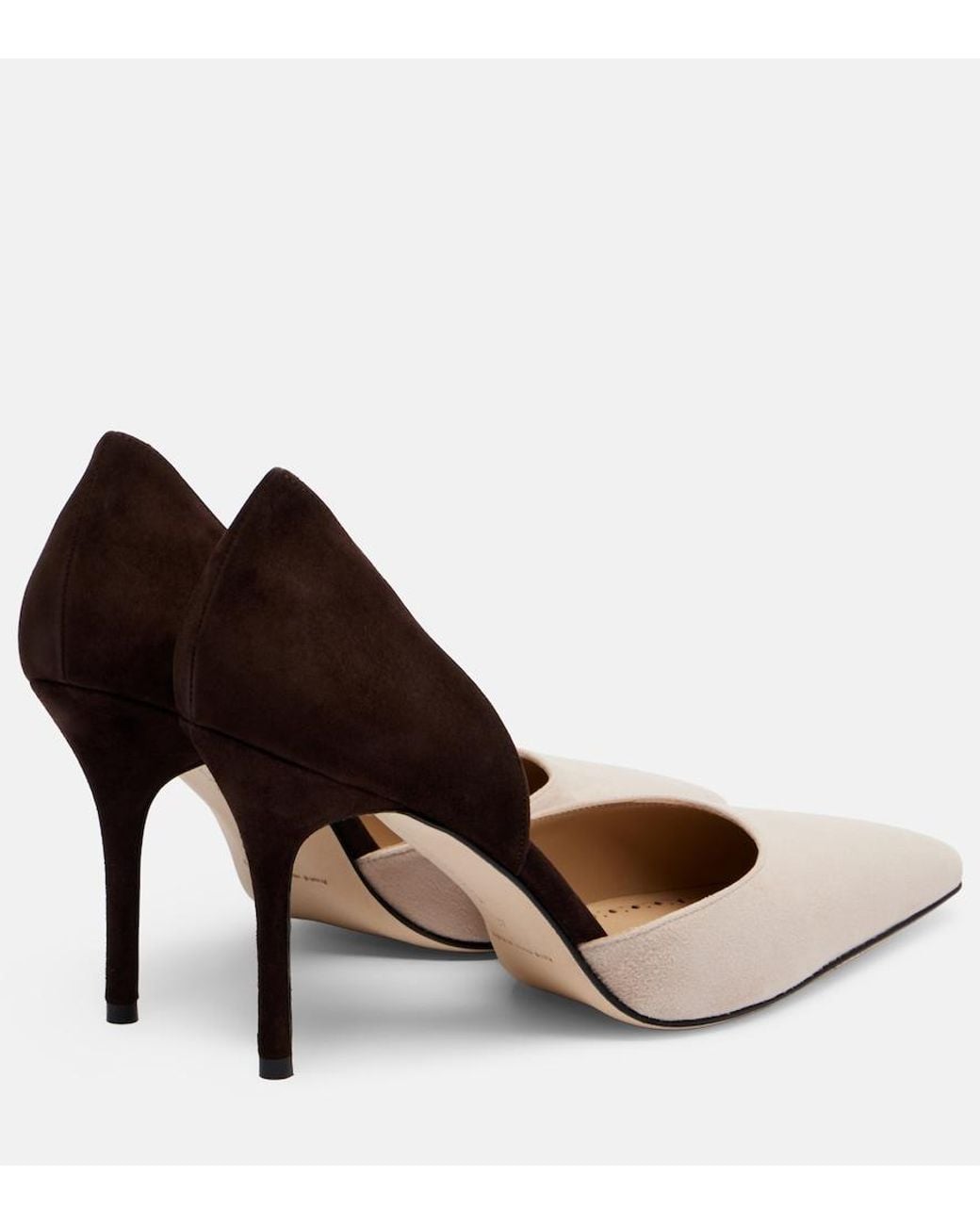 Manolo Blahnik Brown Taylerbinu 90 Suede Pumps