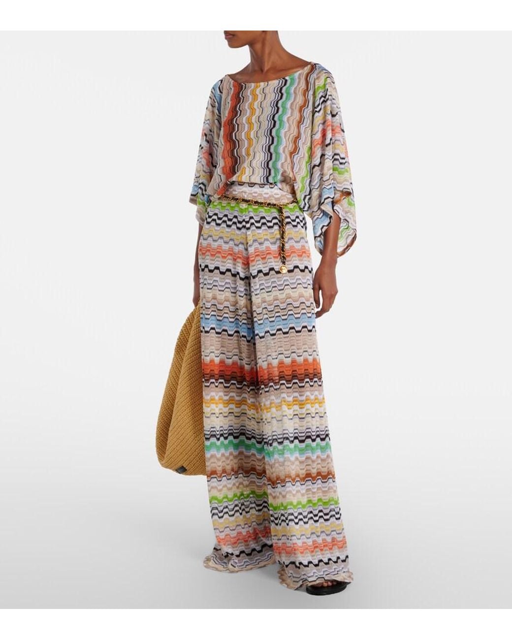 Missoni White Zig Zag Top