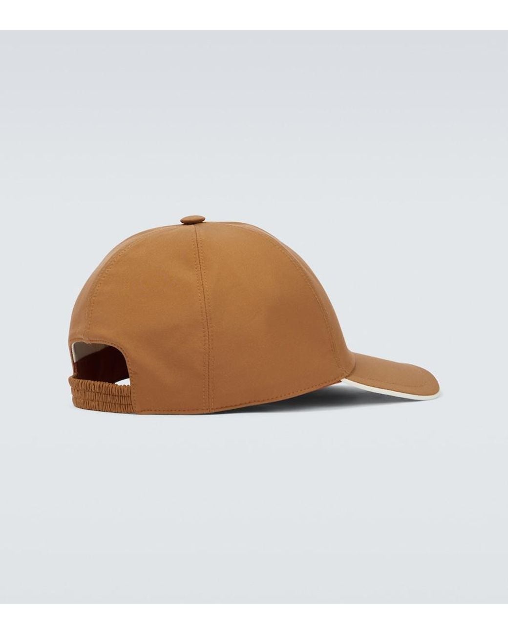 Loro Piana Natural Embroidered Cap for men