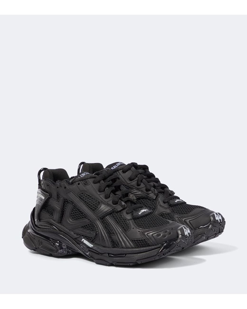 Balenciaga Black Runner Sneakers for men