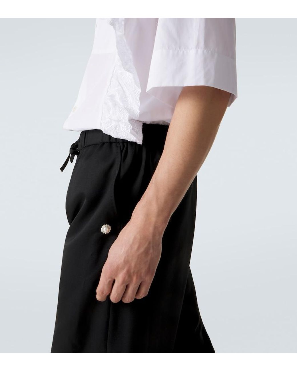 Pantaloni di Simone Rocha in Black da Uomo