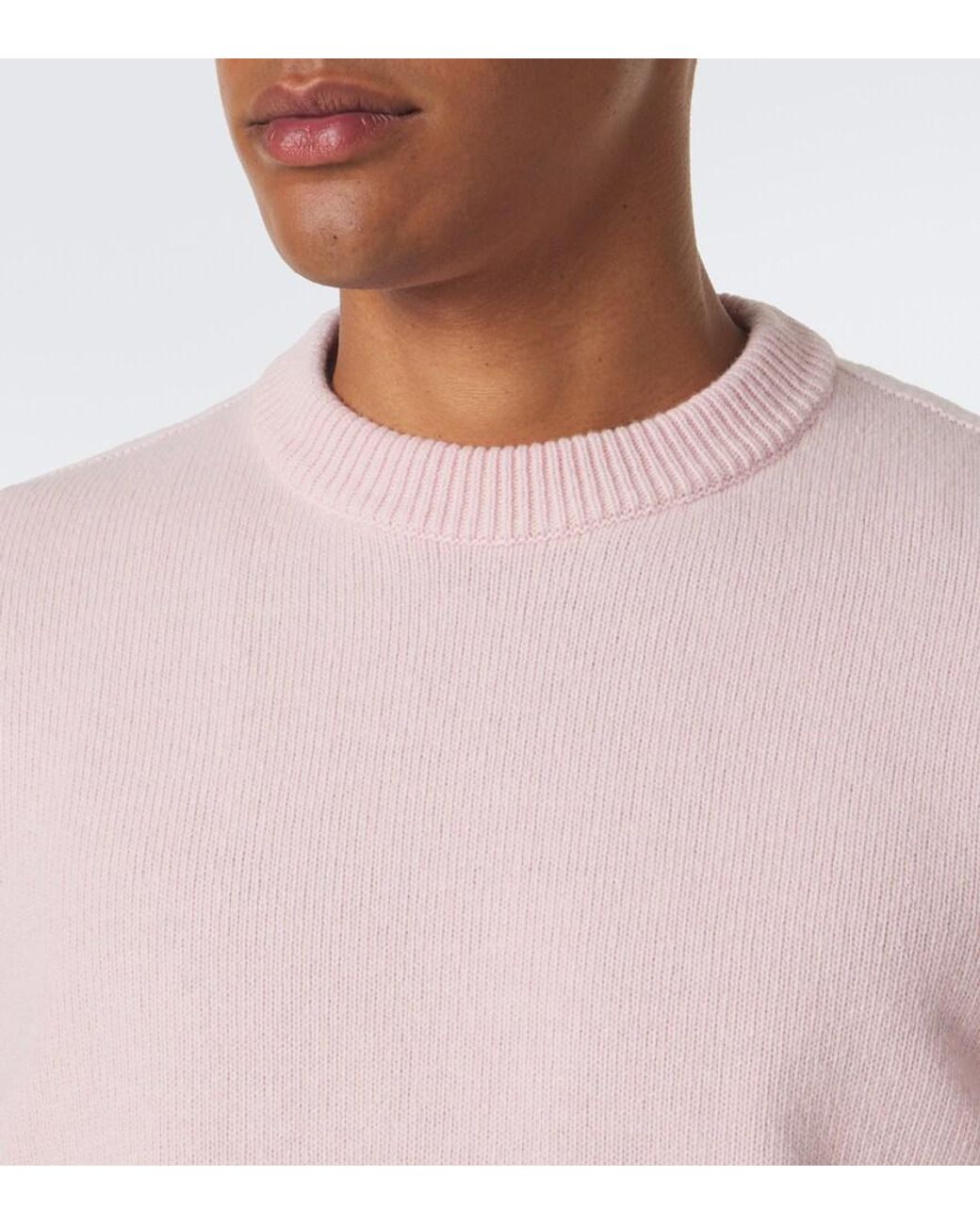 Stone Island Pink Compass Wool-Blend Sweater for men