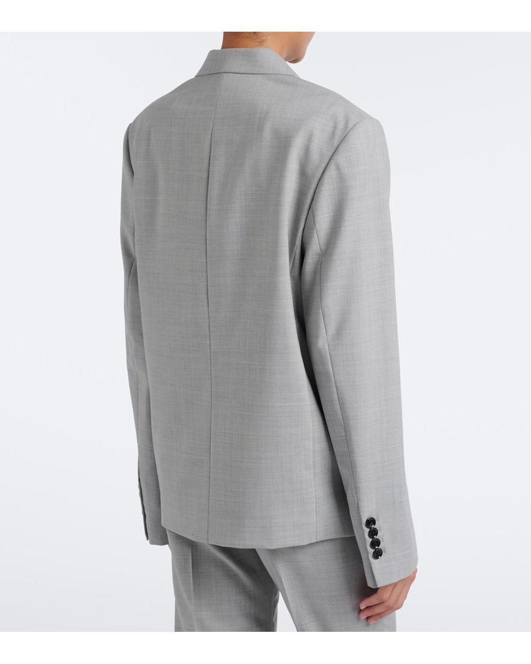 Totême Gray Wool Blazer