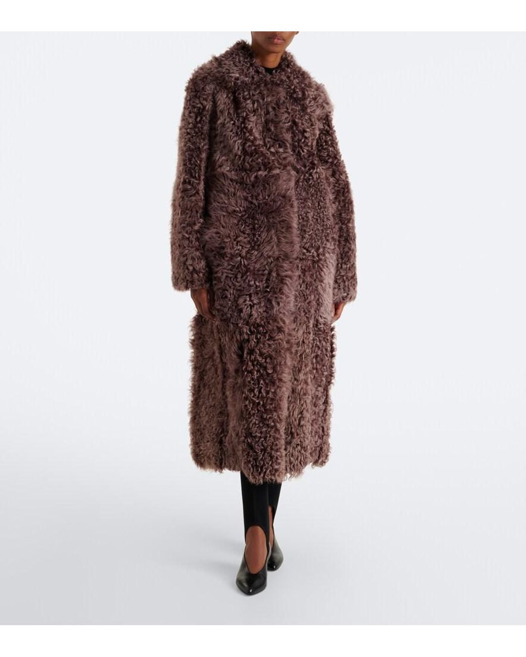 Arma Brown Cristina Reversible Shearling Coat