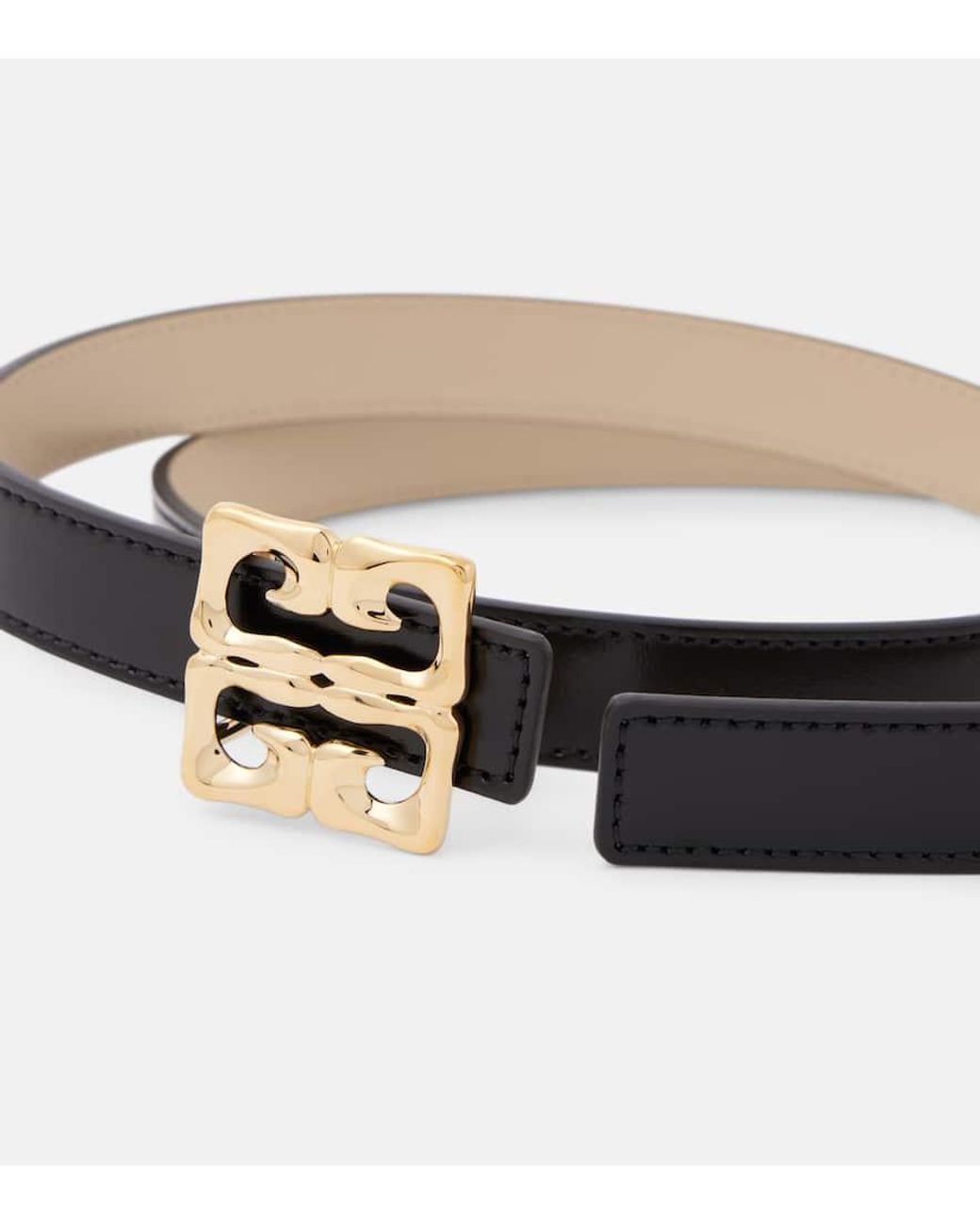 【新品】Givenchy 4g Liquid Reversible Belt Givenchy 4G Liquid Reversible Leather Belt in Black | Lyst UK