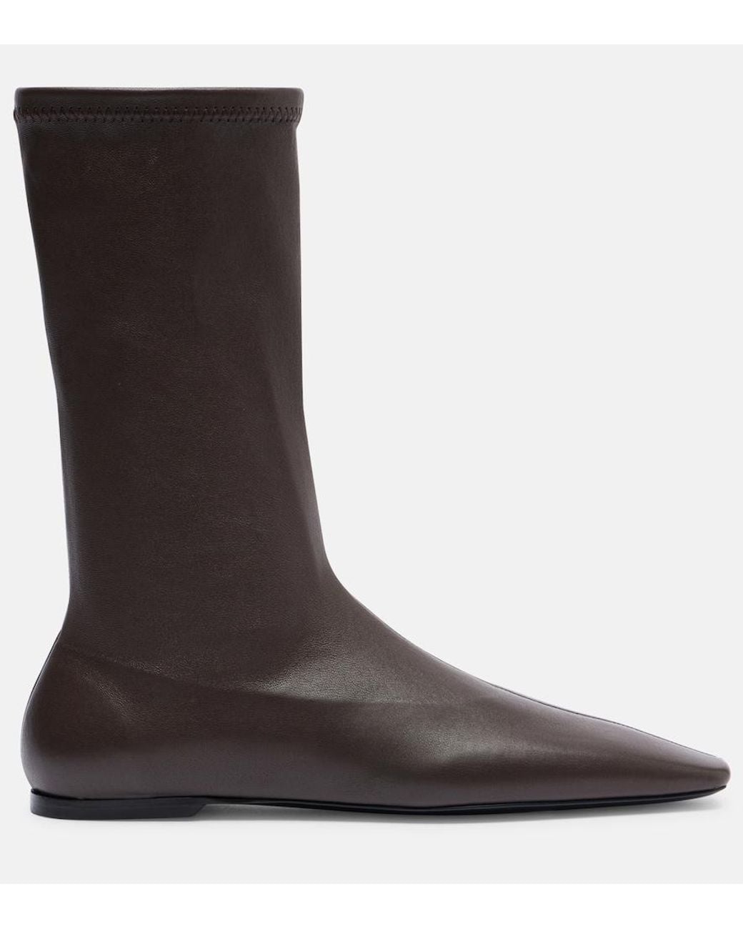 Totême Brown Leather Boots