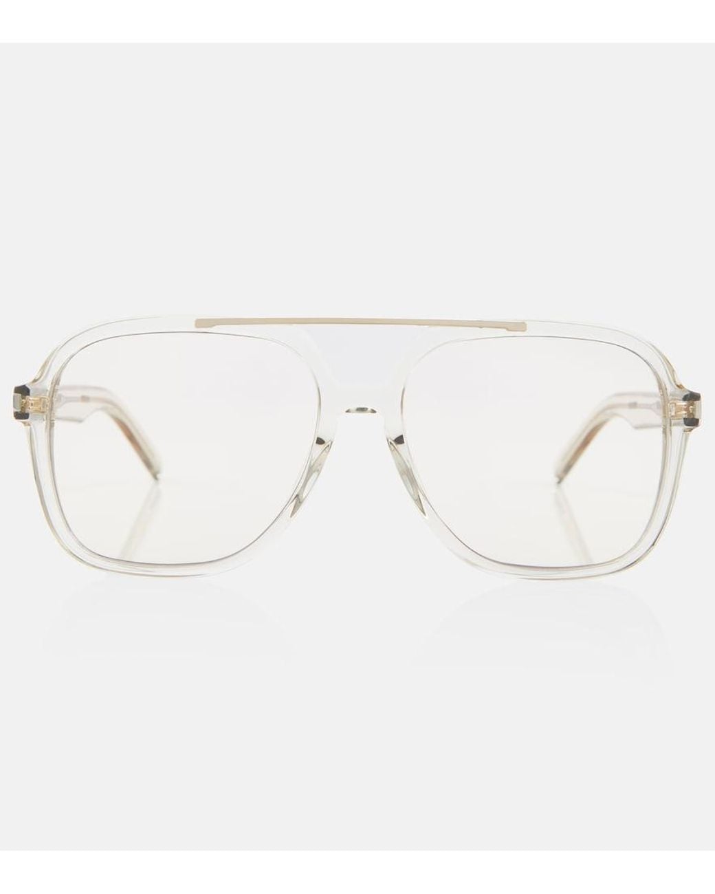 Saint Laurent Natural Sl 545 Aviator Sunglasses