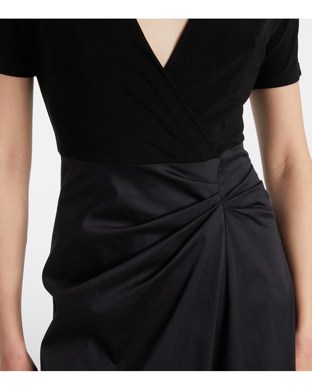 Max Mara Black Grembo Knitted Midi Dress