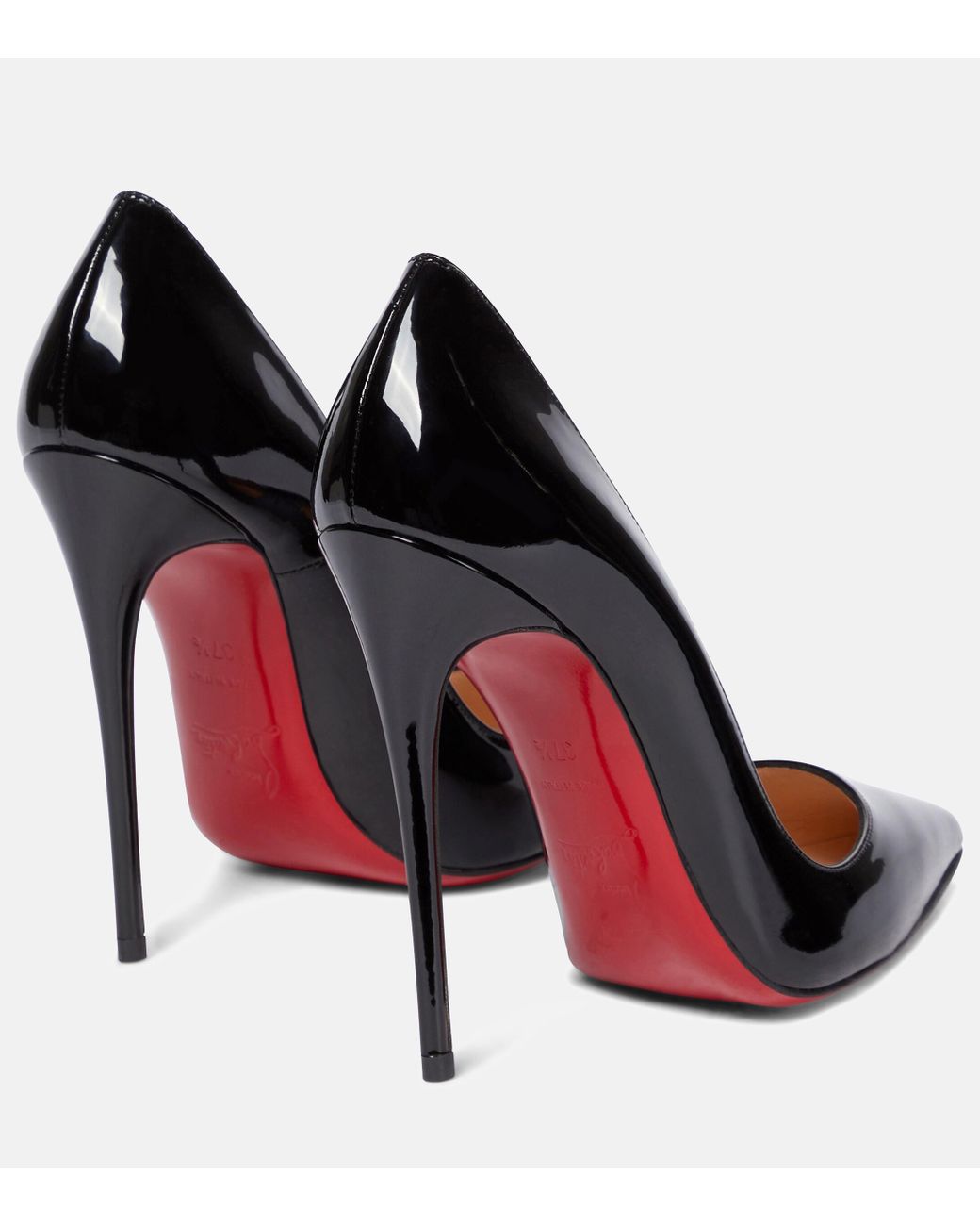 Christian Louboutin So Kate 120 Patent Leather Pumps in Black | Lyst UK