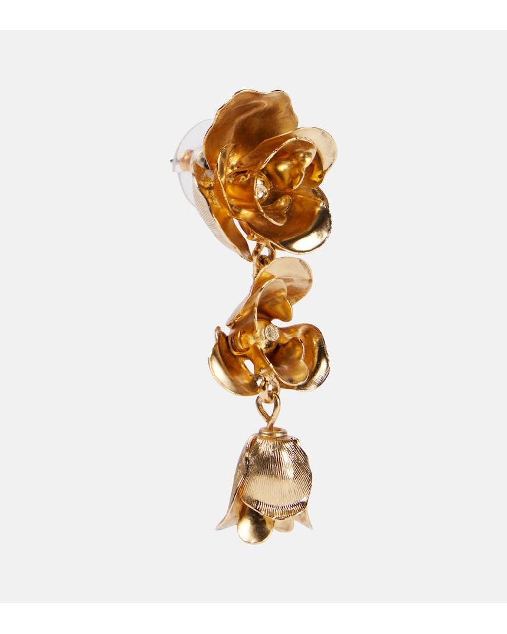 Jennifer Behr Metallic Amyrin Small-Plated Drop Earrings