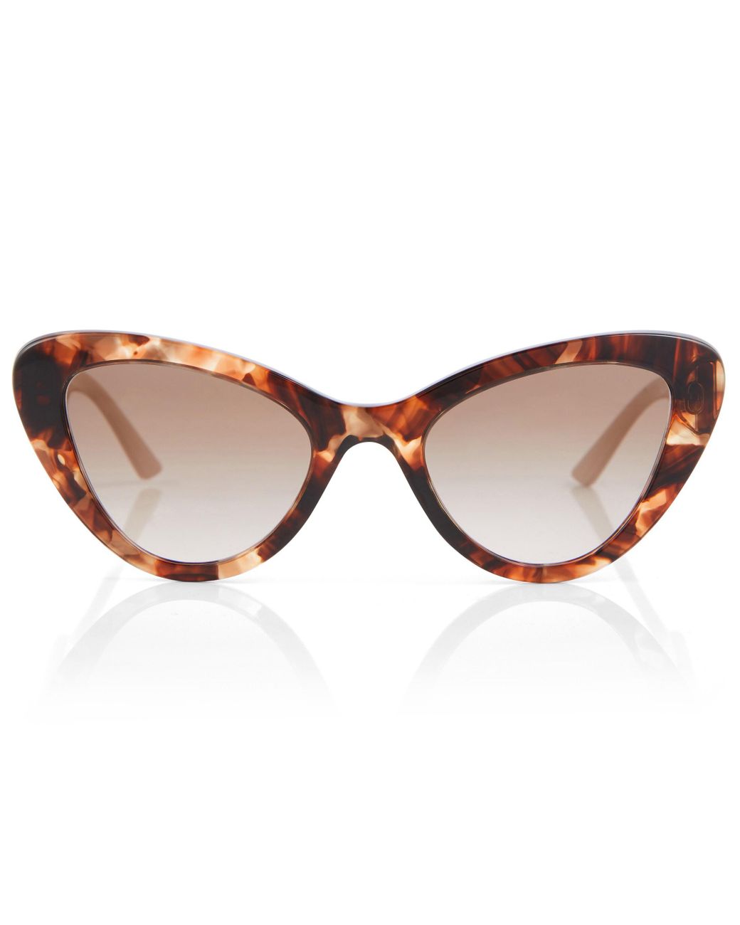 Prada Cat-eye Sunglasses in Brown | Lyst UK