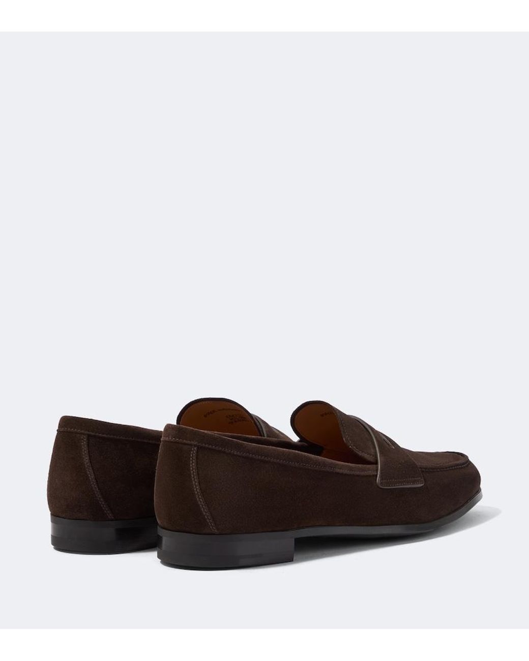 Church's Brown Milton Suede Penny Loafers for men