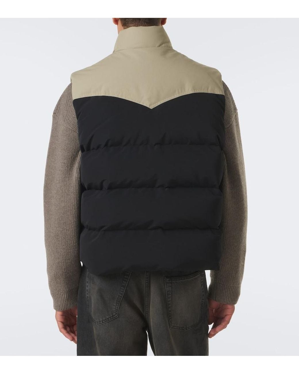 Canada Goose Black Douglas Cotton-Blend Down Vest for men