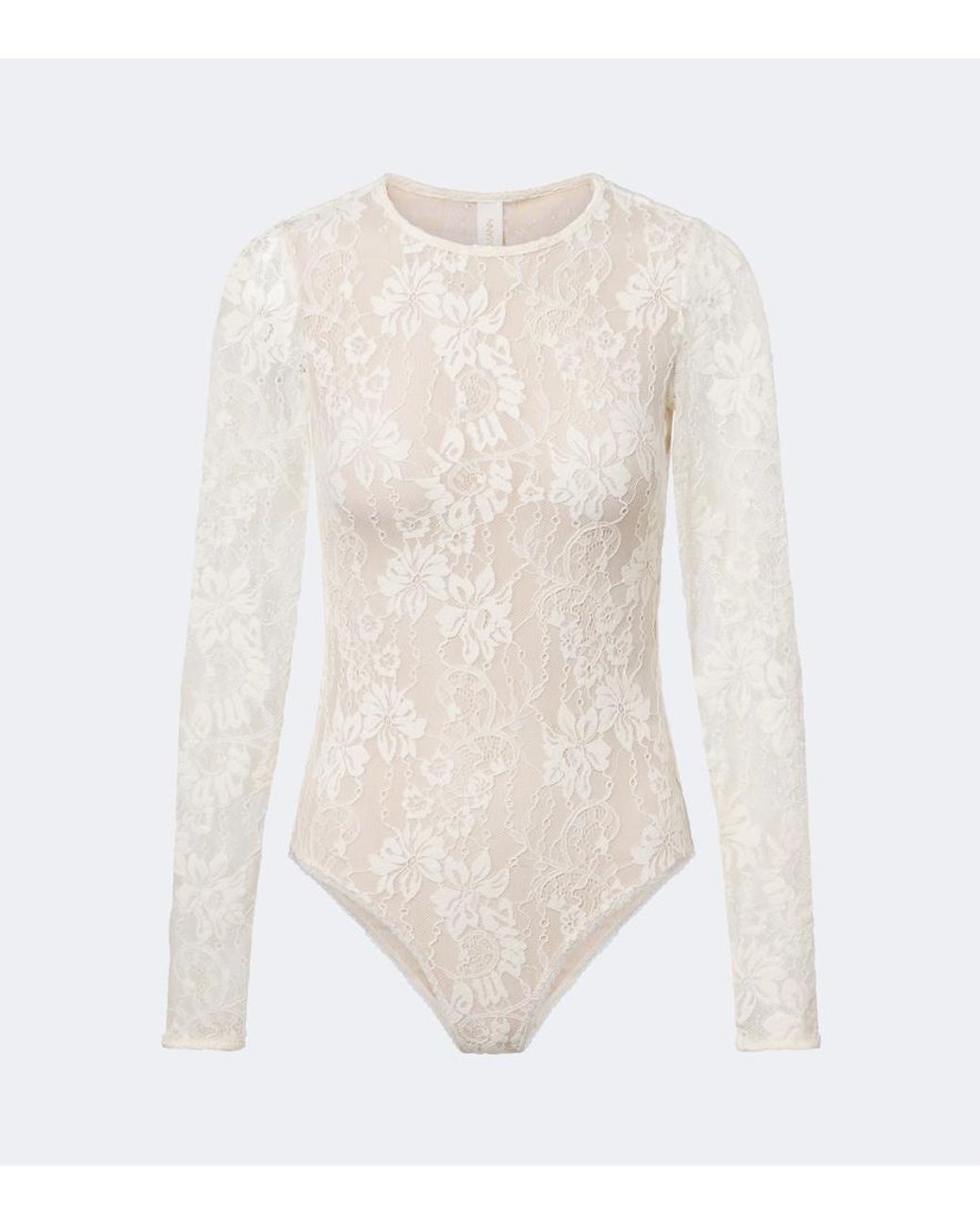 Zimmermann White Lace Bodysuit