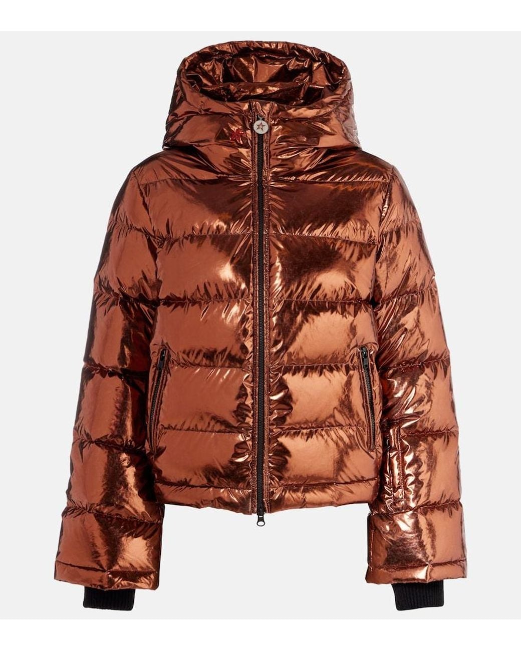 Perfect Moment Brown Polar Flare Down Ski Jacket