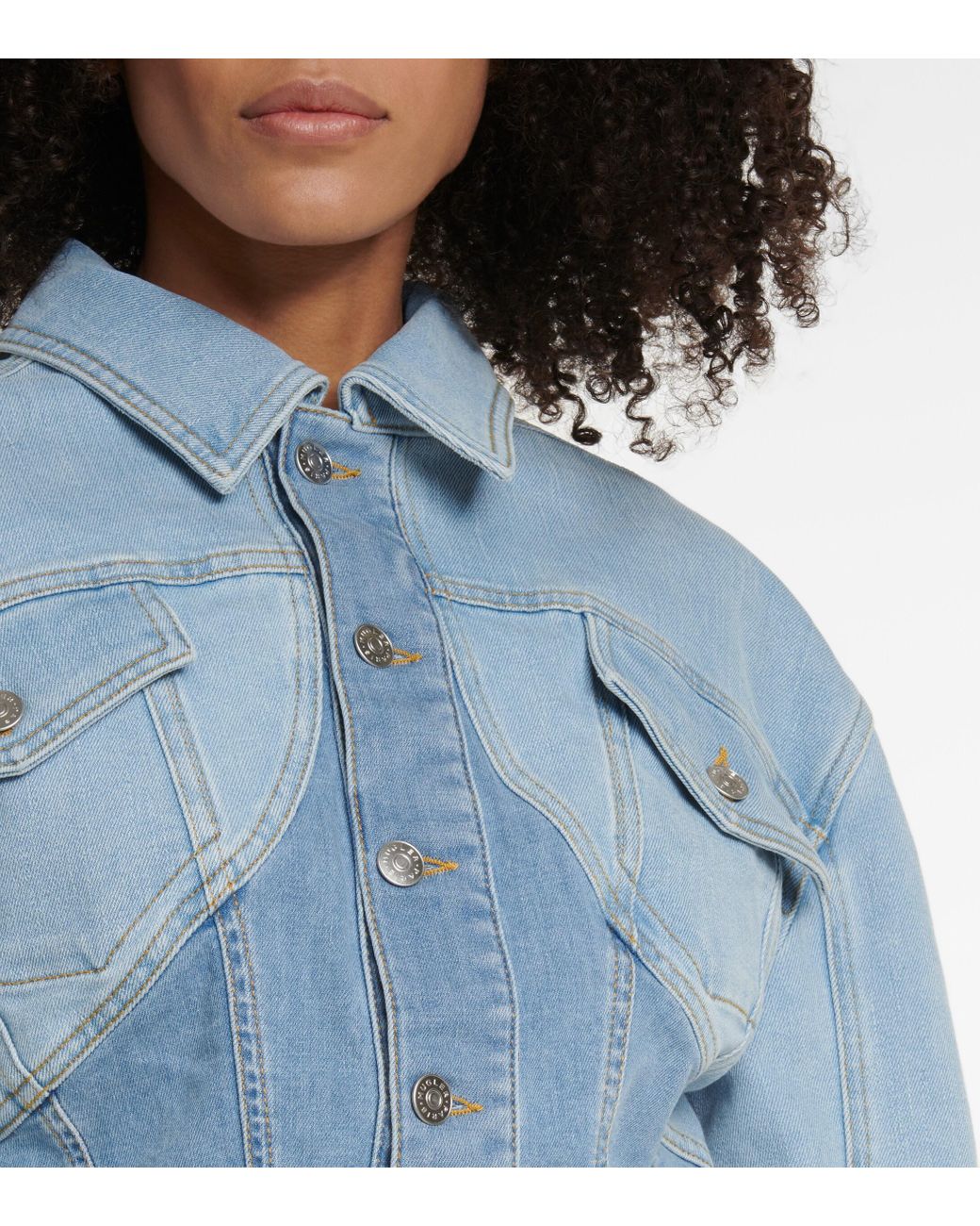cropped denim jacket gap