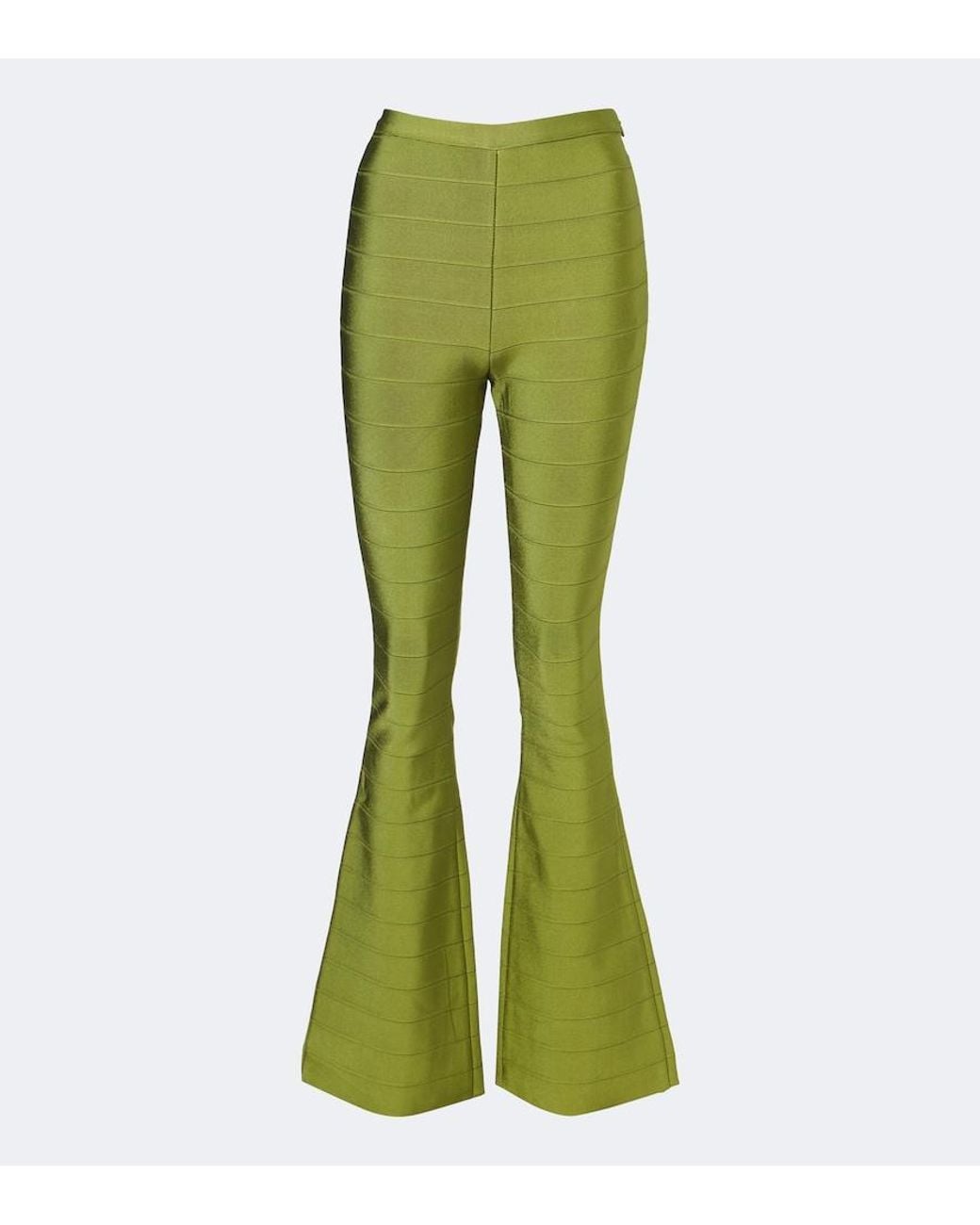 retroféte Green Pippa Flared Pants