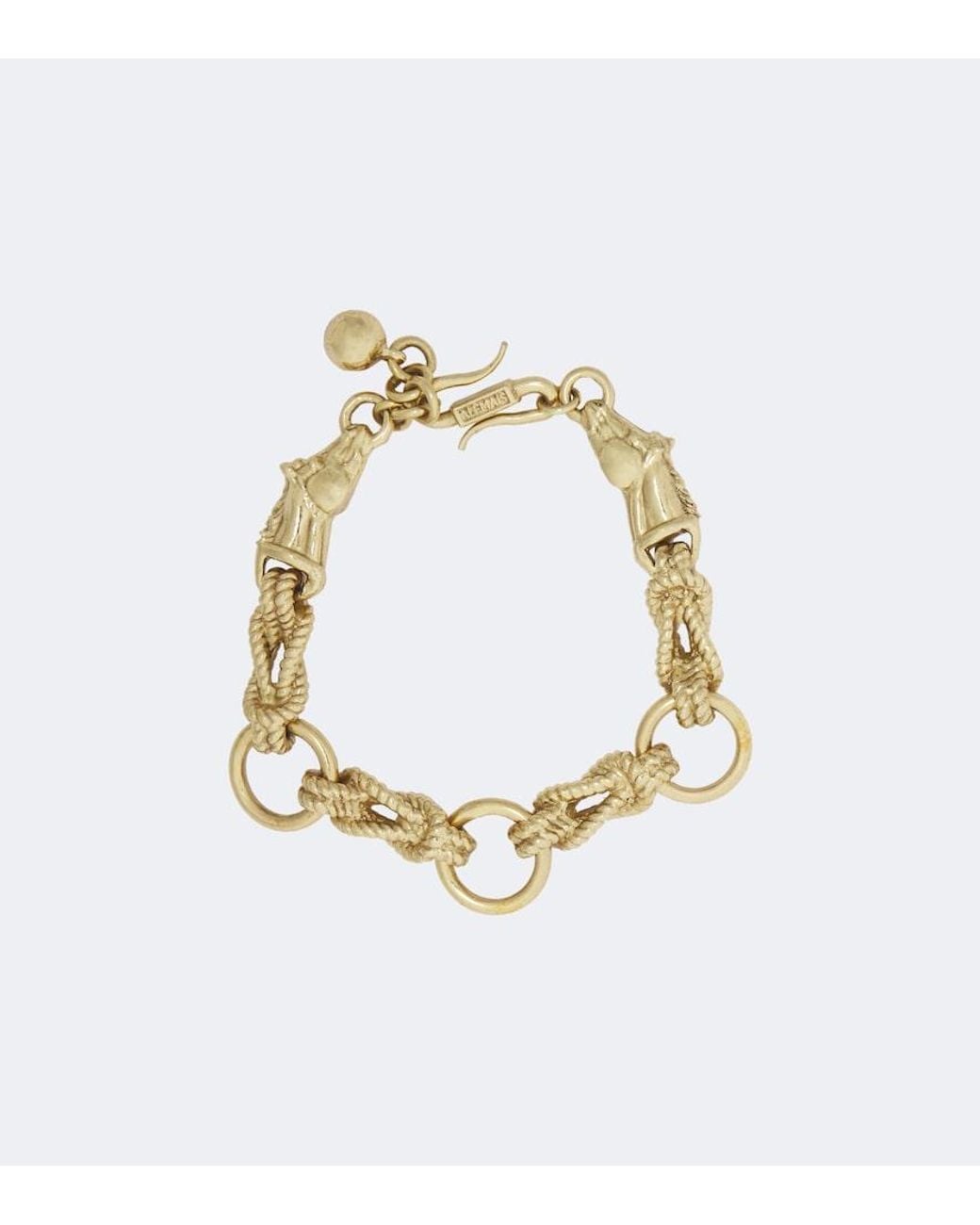 ALÉMAIS Metallic Rope Chain Bracelet